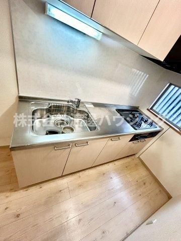 大阪市淀川区木川西３丁目のテラスのキッチン