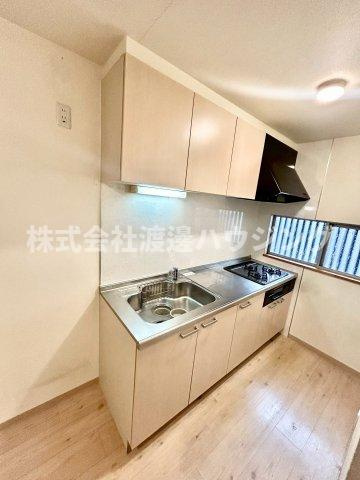 大阪市淀川区木川西３丁目のテラスのキッチン