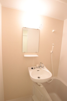 洗面台はお風呂掃除のときに一緒にお掃除できますよ