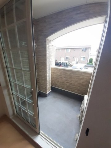 ニュー・ガジュマルのバルコニー