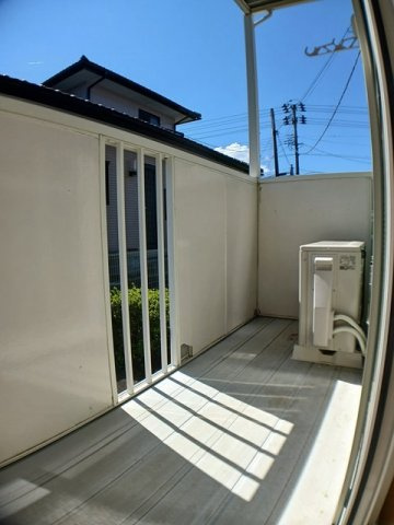 ベルハウスＢ棟のバルコニー