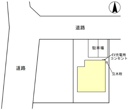 渕1丁目戸建D-roomの区画図
