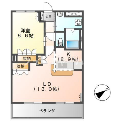 カームプレイス(ＣＡＬＭ　ＰＬＡＣＥ）の間取り