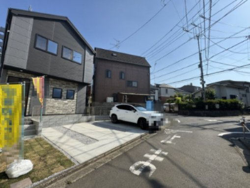 祝成約　八王子市　追分町　新築戸建て　１期の前面道路含む現地写真|～仲介手数料無料☆八王子ひなた不動産～八王子市追分町　新築戸建て
