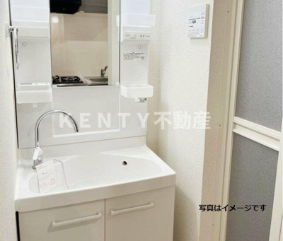 【洗面所】 | レピュア池上レジデンス | 広い洗面スペース