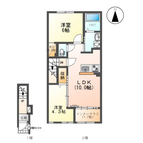 カーサ・クレールの間取り