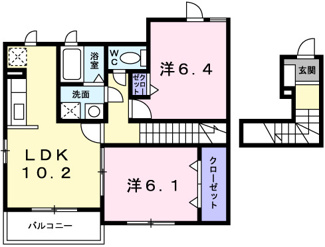 【間取り】 | ライラック　グレース