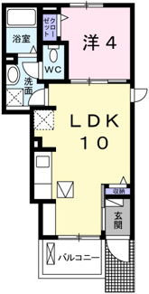 【間取り】 | エスペランサ白国Ⅱ