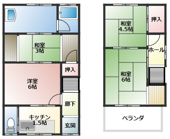 ペディハウス長田区長尾町テラスの土地図