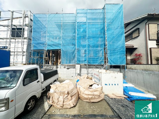 神戸市須磨区若草町　第1期　新築一戸建ての外観|周辺は落ち着いた街並みの住宅地！子育てがしやすい住環境です！まだ未完成ですが、現地でしかわからない事もございます。是非一度ご覧ください。
