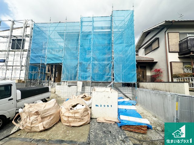 神戸市須磨区若草町　第1期　新築一戸建ての外観|周辺は落ち着いた街並みの住宅地！子育てがしやすい住環境です！まだ未完成ですが、現地でしかわからない事もございます。是非一度ご覧ください。