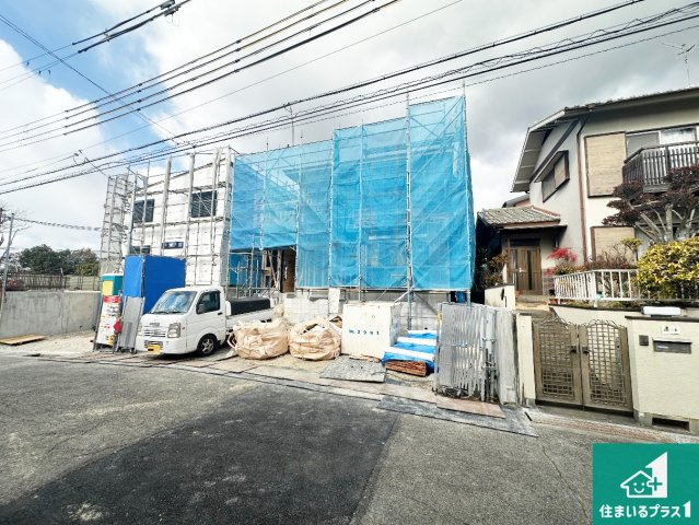 神戸市須磨区若草町　第1期　新築一戸建ての外観|周辺は落ち着いた街並みの住宅地！子育てがしやすい住環境です！まだ未完成ですが、現地でしかわからない事もございます。是非一度ご覧ください。