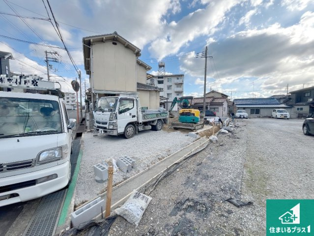 明石市魚住町西岡　第22期　新築一戸建ての外観|周辺は落ち着いた街並みの住宅地！子育てがしやすい住環境です！まだ未完成ですが、現地でしかわからない事もございます。是非一度ご覧ください。