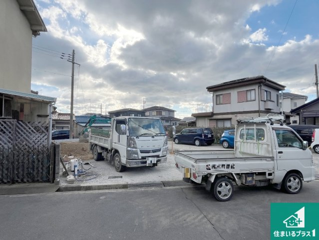 明石市魚住町西岡　第22期　新築一戸建ての外観|周辺は落ち着いた街並みの住宅地！子育てがしやすい住環境です！まだ未完成ですが、現地でしかわからない事もございます。是非一度ご覧ください。