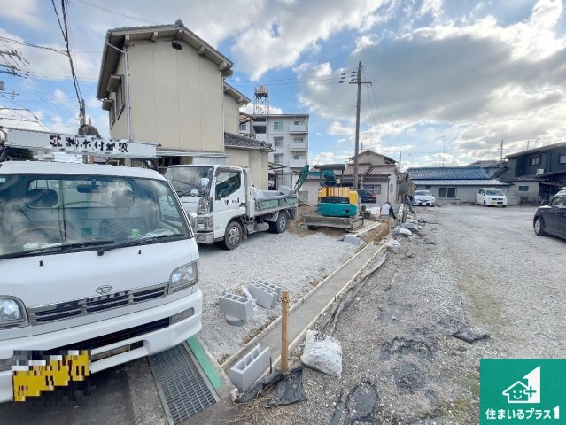 明石市魚住町西岡　第22期　新築一戸建ての外観|周辺は落ち着いた街並みの住宅地！子育てがしやすい住環境です！まだ未完成ですが、現地でしかわからない事もございます。是非一度ご覧ください。