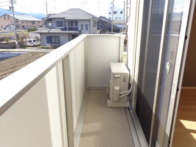 ソレイユ　ルヴァン　B棟のバルコニー