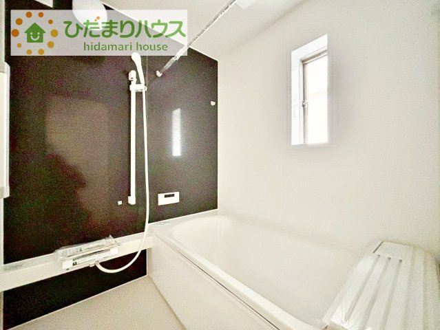 【浴室】 | つくば市若葉第11　新築戸建 | 大人が足を伸ばしても十分な広さ！一人でゆっくりくつろぐ時間も大切です！