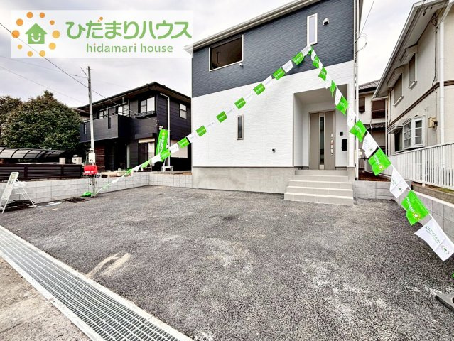 【駐車場】 | つくば市若葉第11　新築戸建 | マイホームなら駐車場代がかかりません！しかも、自宅の駐車場で洗車ができます！今までコイン洗車に行っていた手間も省けて、節約にもつながります(^^♪