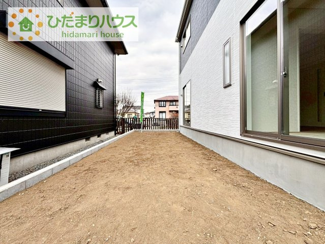 【庭】 | つくば市若葉第11　新築戸建 | お庭付物件になります！お庭遊びや、プールなどお子様も大喜び(^^)