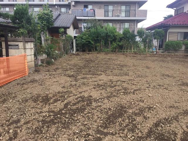 北区本郷町新築アパートの外観|建築現場