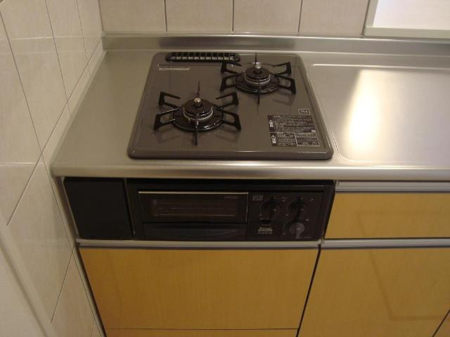 ディアナコートの設備|２口ガスコンロ