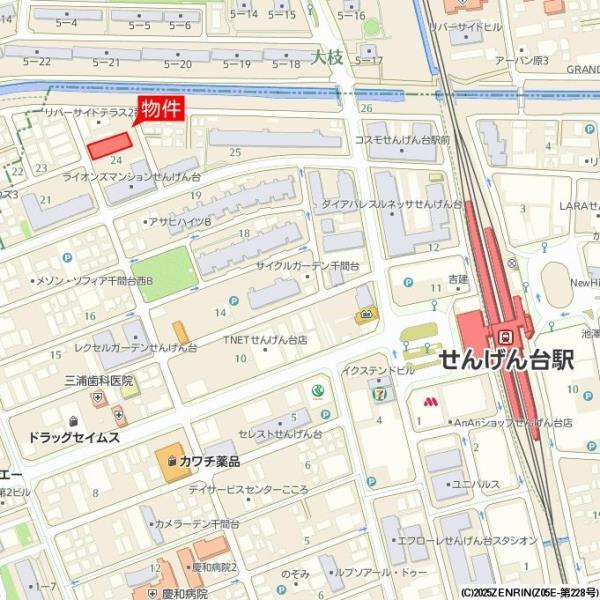 ＥＶＥＲＴＯＷ　Ｃｏｌｏｒｅ　ＳＥＮＧＥＮＤＡＩの地図