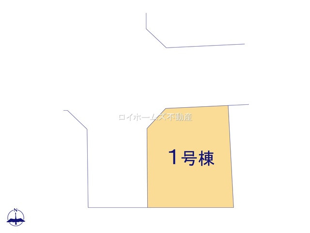 【区画図】 | 名古屋市中村区荒輪井町２丁目40-1『仲介料無料』新築戸建て | 1号棟