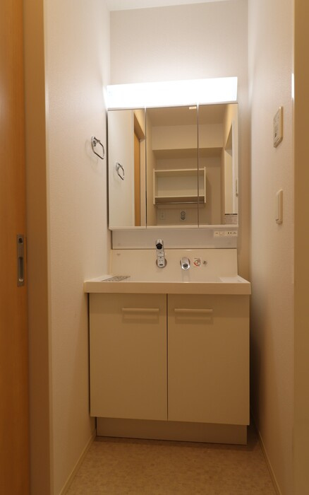 フローラル平野の洗面所