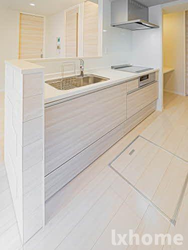 シャーメゾン　エレガンスのキッチン|コンパクトなキッチンで掃除もラクラク