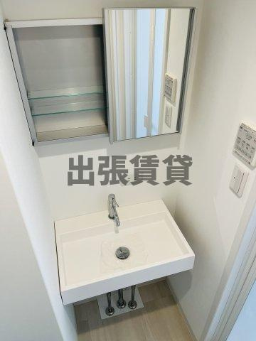 仲介手数料0円！AXIA亀島の洗面所