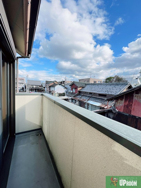 岩倉市中本町貸家のバルコニー