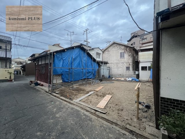 大阪市旭区今市2丁目の前面道路含む現地写真