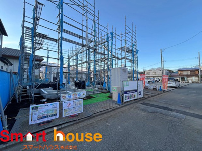 【前面道路含む現地写真】 | 大和市福田　新築全4棟