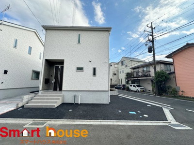 【外観】 | 相模原市中央区共和　新築戸建 | オシャレな外観は、人の目を引くだけではなく自慢したくなりますね！植木を置いたりアレンジは、自由です。自分の好みに仕上げましょう♪