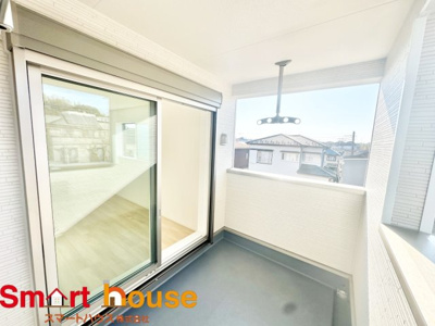 【バルコニー】 | 町田市鶴川　新築全2棟