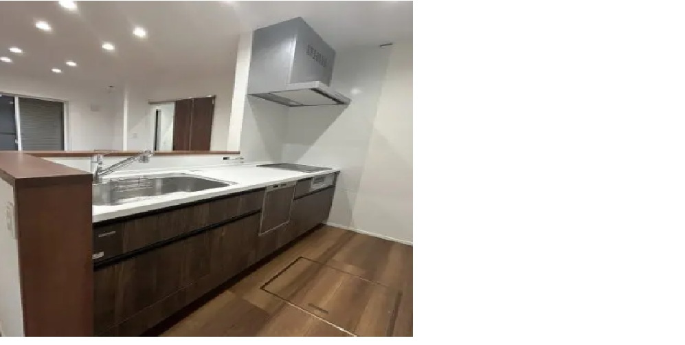 八代市古閑中町築後未入居のキッチン