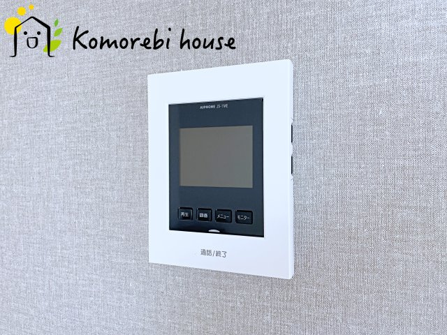 蓮田市根金　新築一戸建て　リーブルガーデン　01の防犯設備|モニター付インターホンです