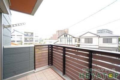 【バルコニー】 | 植田山3丁目戸建貸家 | 南向きバルコニー