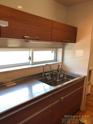 【キッチン】 | 植田山3丁目戸建貸家 | システムキッチン完備