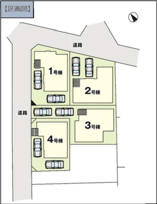 【区画図】 | 相模原市南区西大沼　新築4棟 | 区画図
