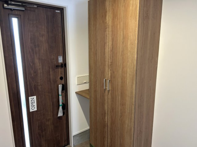 阿賀野市保田≪CUSMO中道≫の玄関