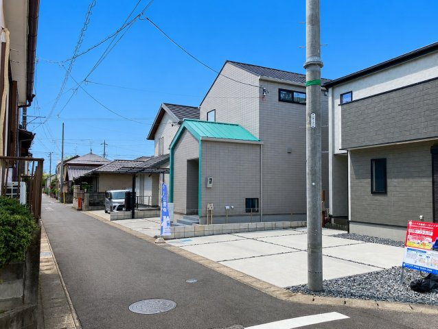 リーブルガーデン　江南市大間町新町　全1区画分譲の前面道路含む現地写真|■前面道路　■ヤマダ不動産　株式会社リライフ　
■夢のマイホーム購入をフルサポートします！
