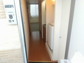 ゆったりとした玄関です