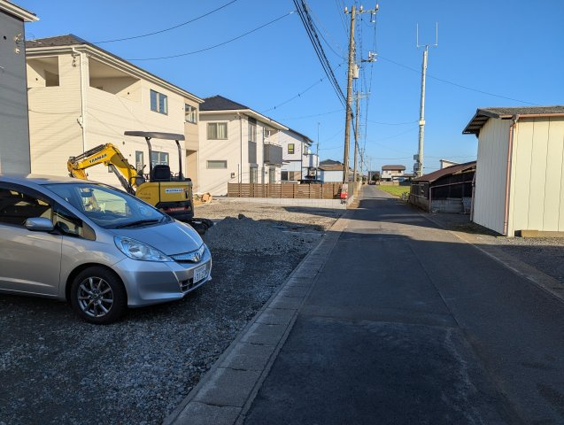ひたちなか市磯崎町　第３の前面道路含む現地写真|前面道路含む現地写真です