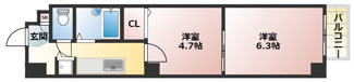 【間取り】 | プライムシティ西陣