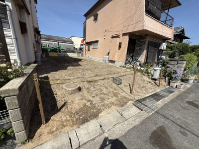【前面道路含む現地写真】 | 【プレイワーク鳥飼本町3丁目】鳥飼北小・新築建売・4LDK | 前面道路含む現地写真です