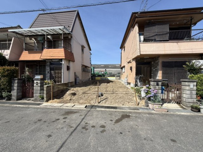 【前面道路含む現地写真】 | 【プレイワーク鳥飼本町3丁目】鳥飼北小・新築建売・4LDK | 前面道路含む現地写真です