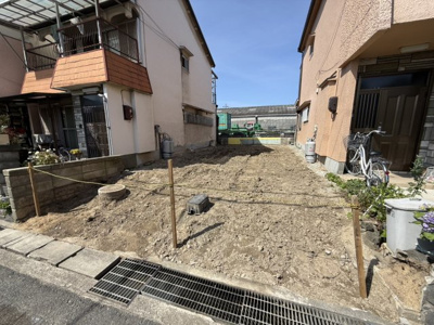 【前面道路含む現地写真】 | 【プレイワーク鳥飼本町3丁目】鳥飼北小・新築建売・4LDK | 前面道路含む現地写真です