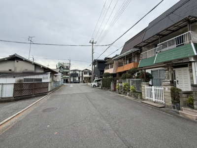 【前面道路含む現地写真】 | 【プレイワーク鳥飼本町3丁目】鳥飼北小・新築建売・4LDK | 前面道路含む現地写真です