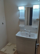 忙しい朝には欠かせない洗面所です